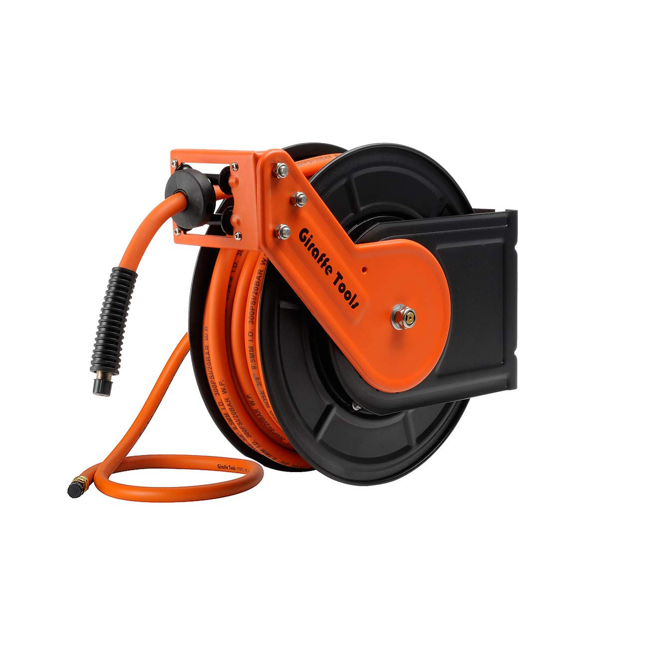 Air Compressor 300Psi Heavy Duty - Giraffe Tools Retractable Air Hose Reel,