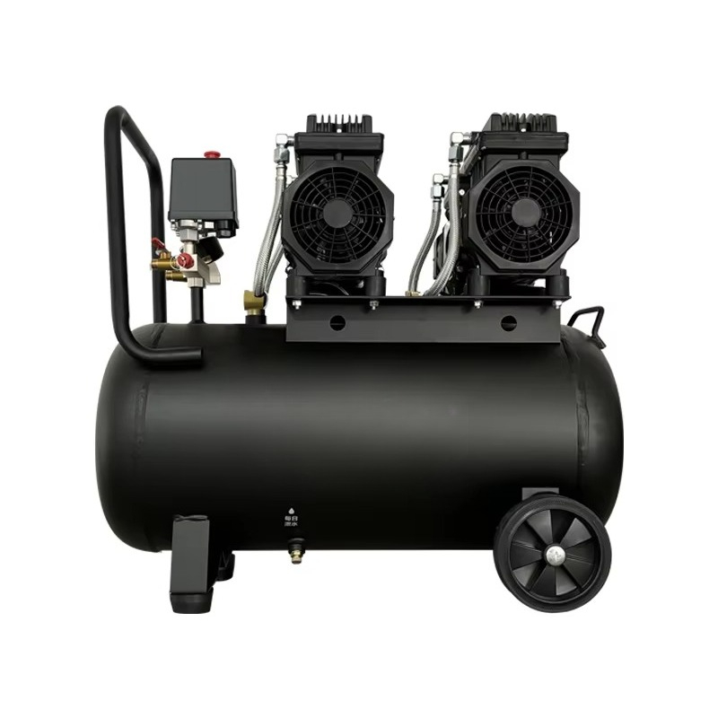 Air Compressor Tank 30L Portable - Silent Oilless Paint 4HP Air Compressor