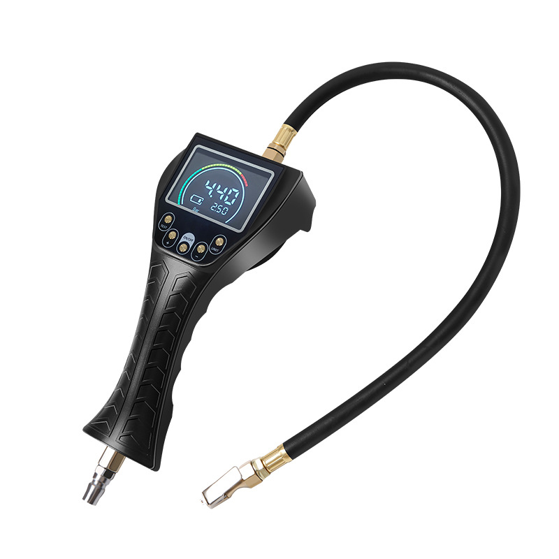 Tire Inflator With Pressure Gauge Auto Stop - Handheld Digital Tire Pressure Inflator Gauge