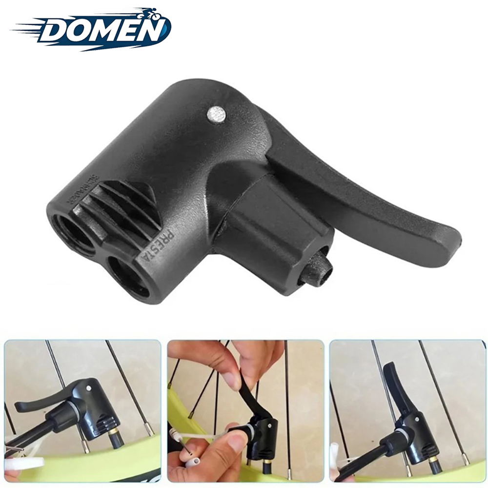 Tire Inflator Nozzle Kit - DOMEN Bicycle Air Pump Conversion Clip