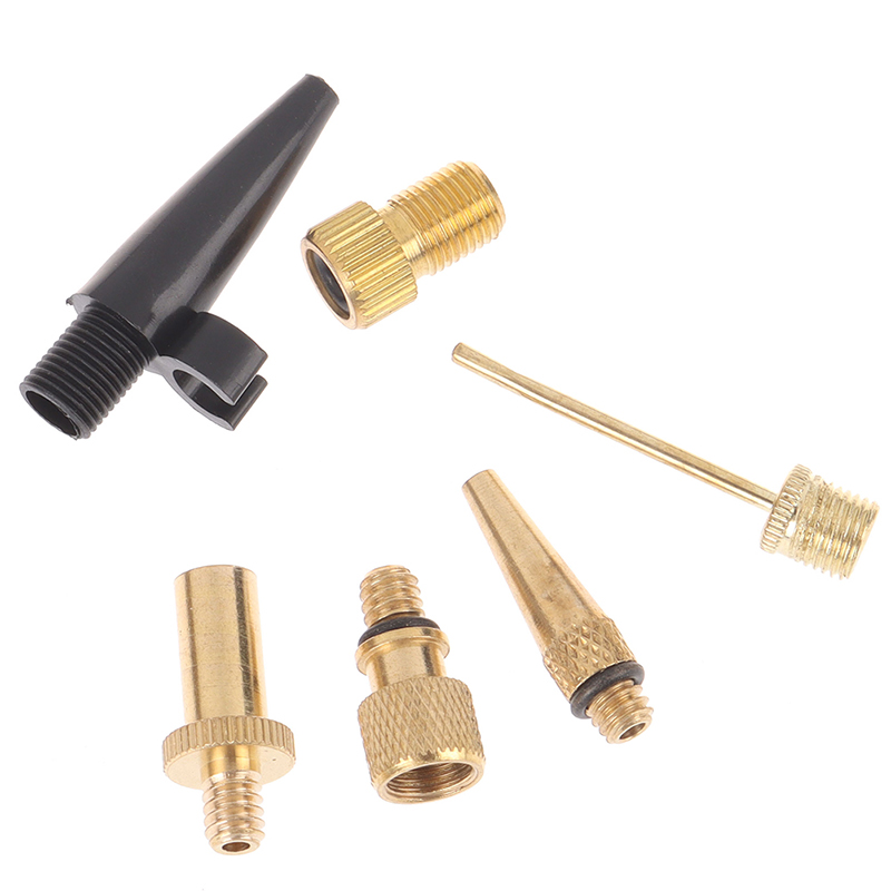 Tire Inflator Nozzle Kit - New#6Pcs Bicycle Valve Adaptors For Road