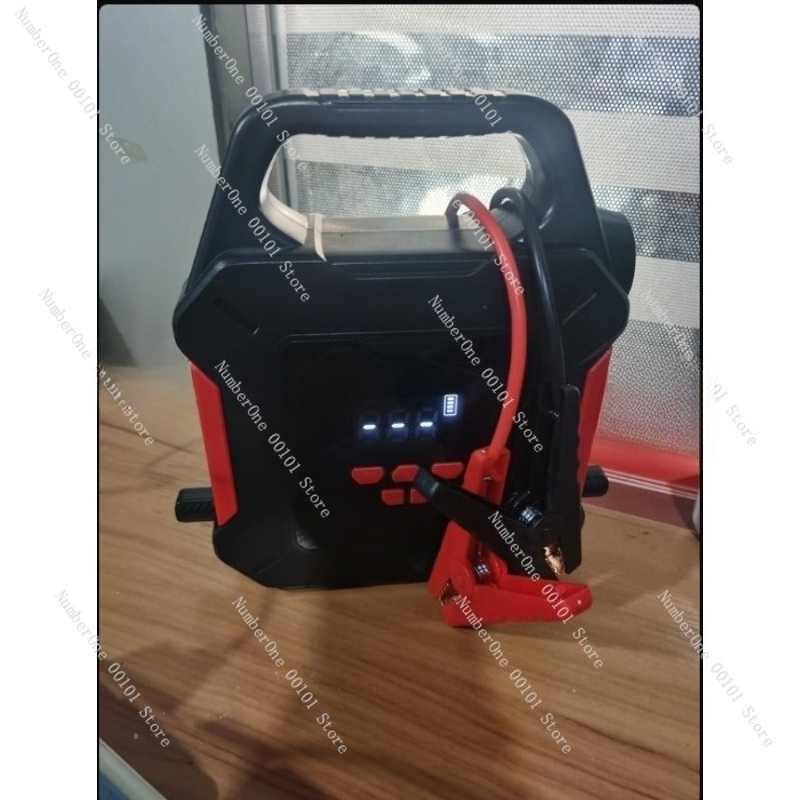Portable Air Compressor Jump Starter Combo - Car Emergency Jump Starter & Air