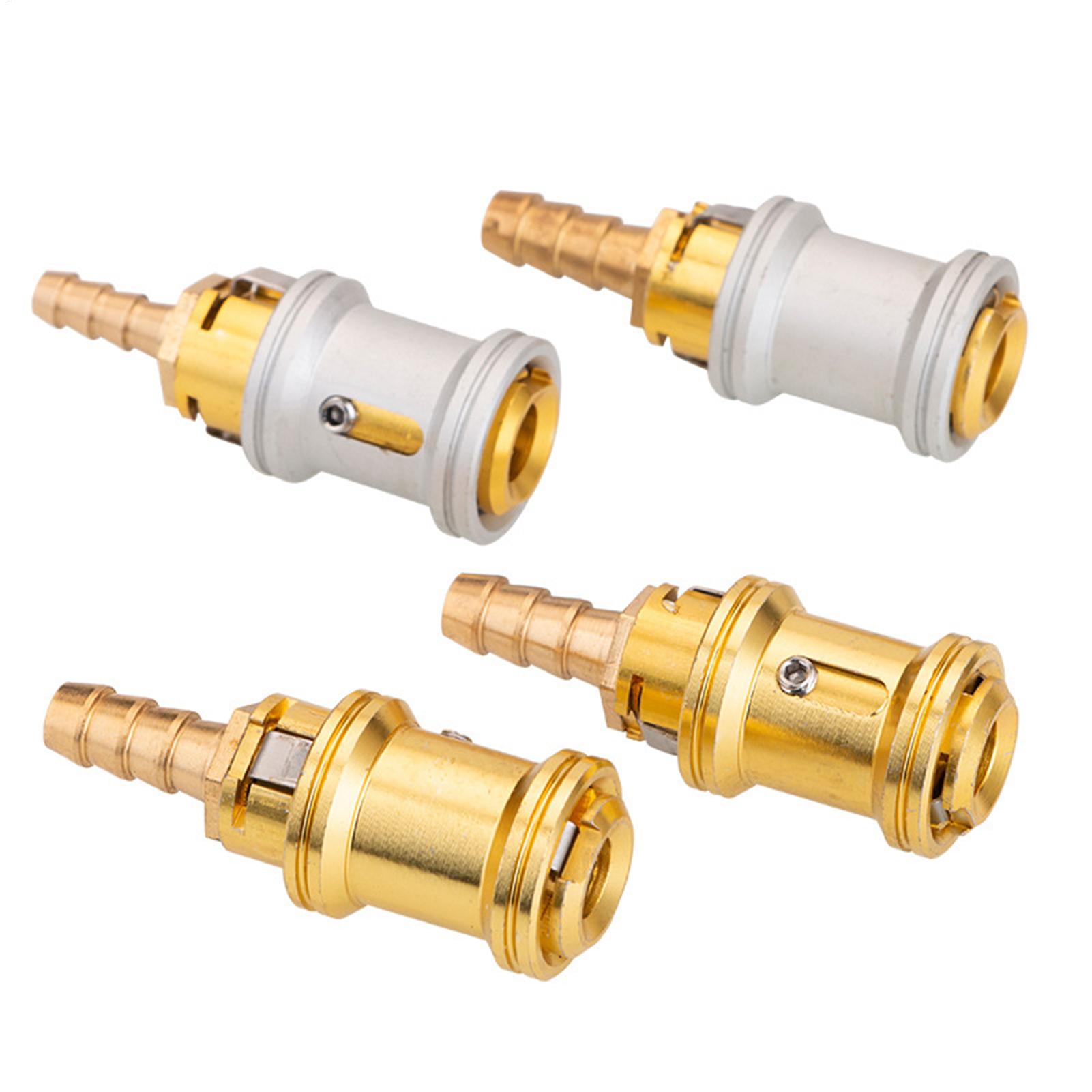 Tire Inflator Nozzle Kit - 6.5/8mm Car Tire Valve Clip Solid