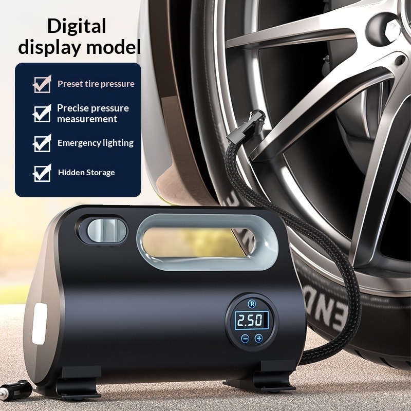 Portable Car Tire Inflator 12V - đánh giá và giá Portable Air Compressor 12V Digital