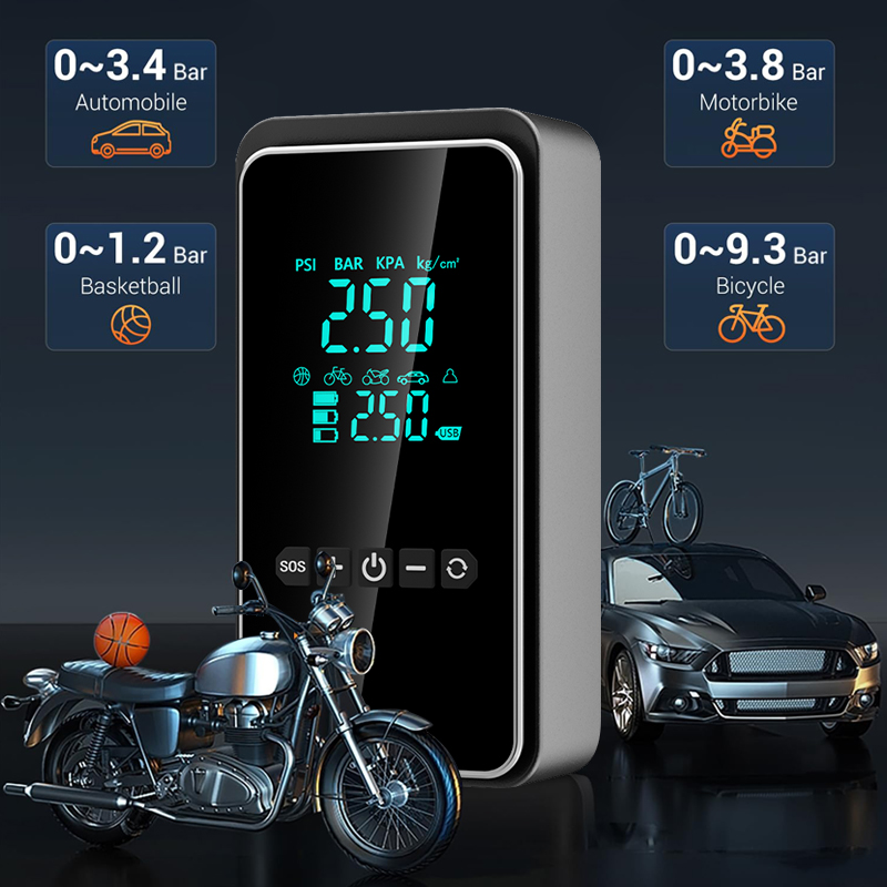 Wireless Car Air Pump Portable - đánh giá và giá Portable Air Compressor 12V Digital