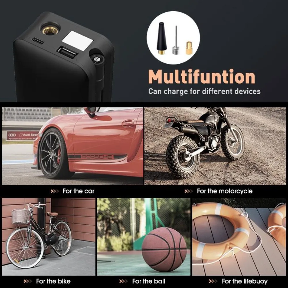 Cordless Digital Air Pump Tire - đánh giá và giá Digital Tire Pressure Gauge Rechargeable