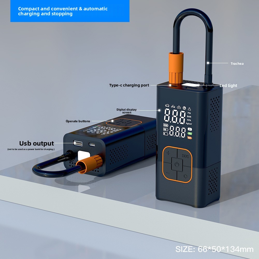 Mini Portable Electric Tire In - đánh giá và giá Portable Air Compressor 12V Digital
