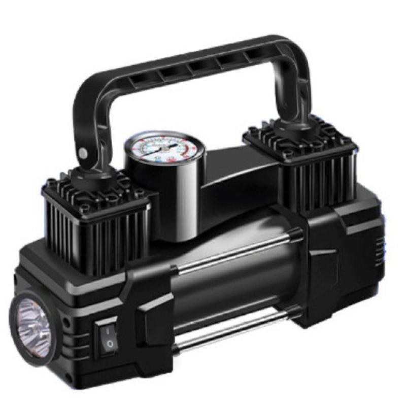 12V Portable Air Compressor Du - đánh giá và giá Tire Inflator Dual Cylinder