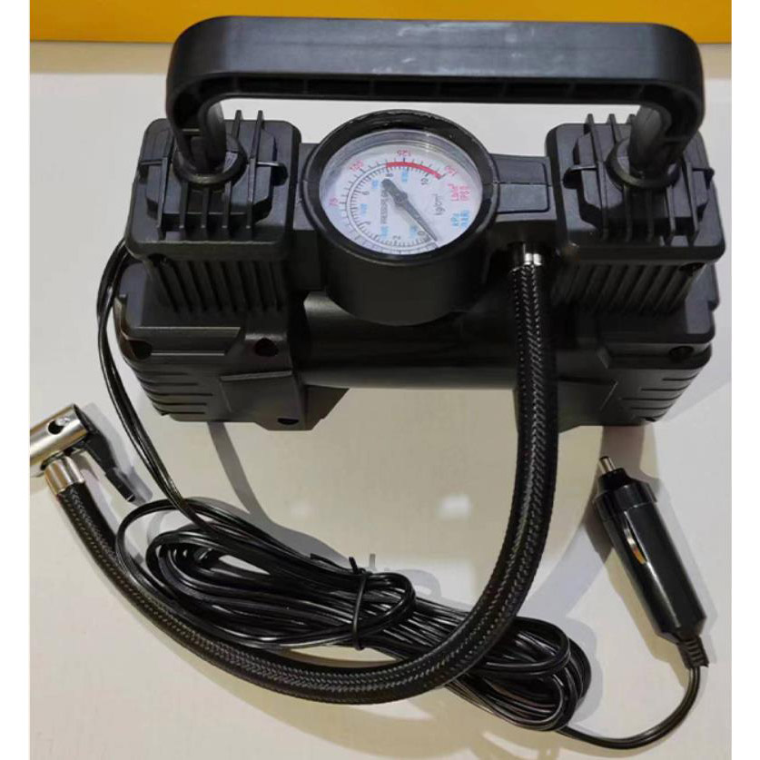 12V Portable Air Compressor Du - đánh giá và giá Tire Inflator Dual Cylinder
