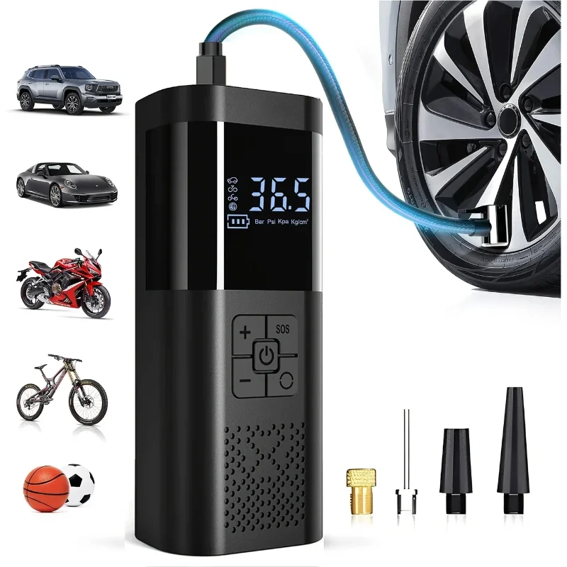 Portable Car Air Compressor 3X - đánh giá và giá Cordless Tire Inflator 150Psi