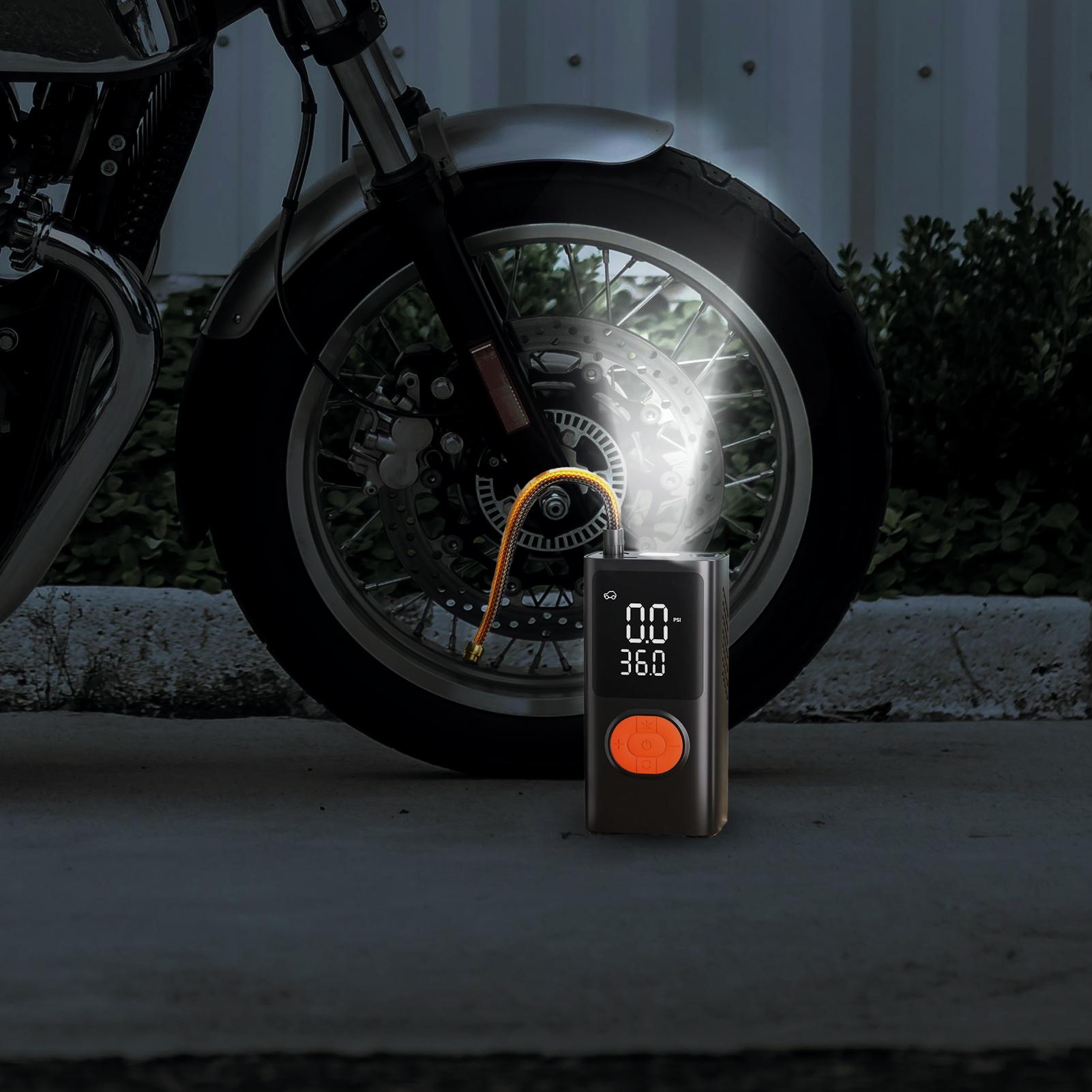Portable Tire Inflator Outdoor - đánh giá và giá Digital Tire Pressure Gauge Rechargeable
