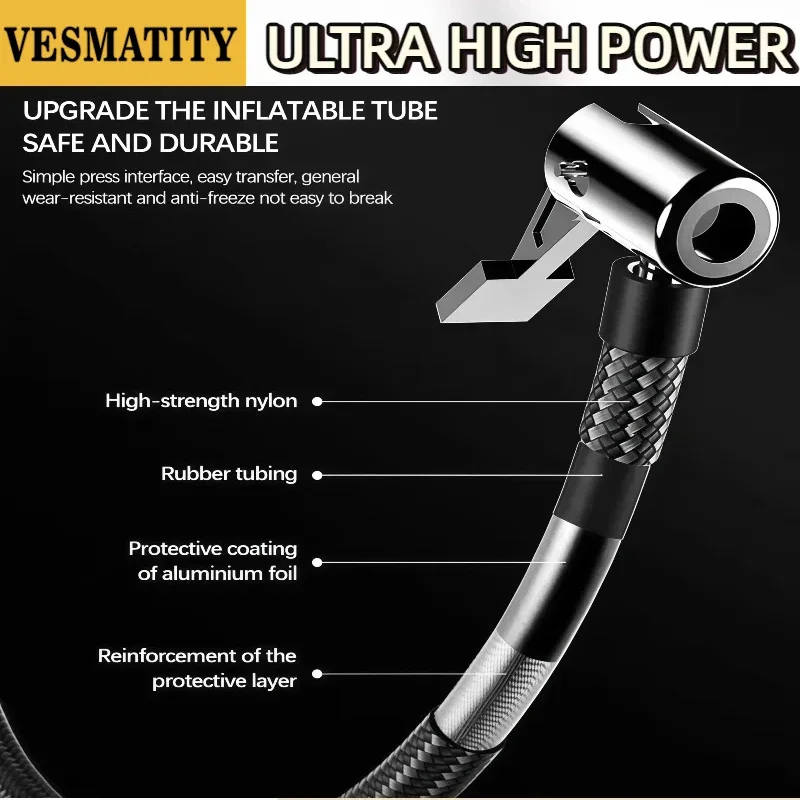 VESMATITY CQB02 Cordless Car T - đánh giá và giá Cordless Inflator For Car Bike Ball