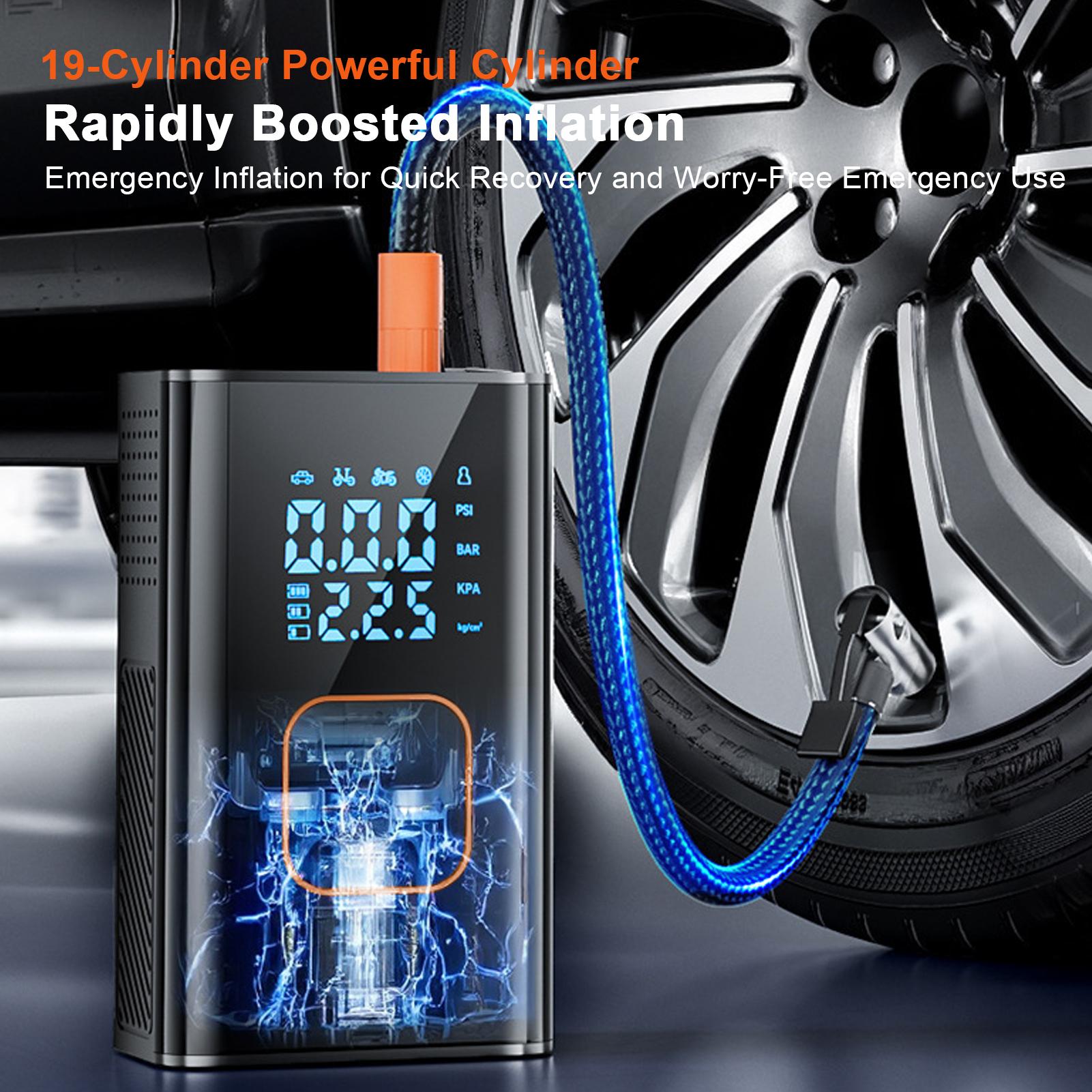 Portable Air Compressor Rechar - đánh giá và giá Cordless Tire Inflator 150Psi