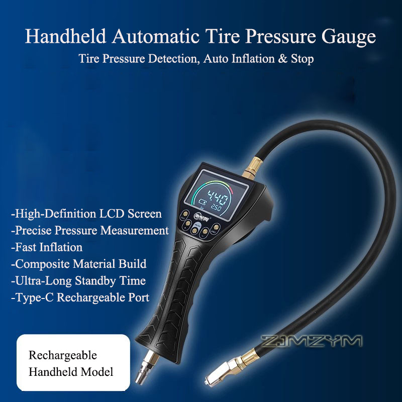 Handheld Digital Tire Pressure - đánh giá và giá Tire Inflator With Pressure Gauge Auto Stop