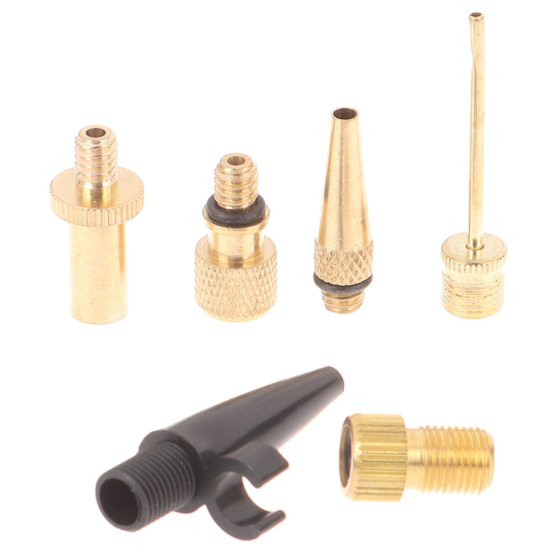 New#6Pcs Bicycle Valve Adaptor - đánh giá và giá Tire Inflator Nozzle Kit