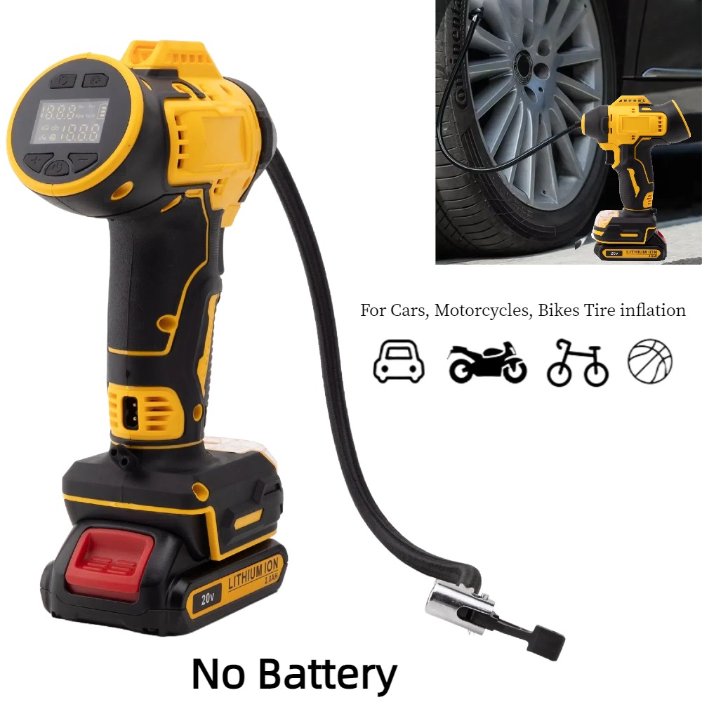 Cordless Tire Inflator Air Com - đánh giá và giá Cordless Air Pump 20V Battery