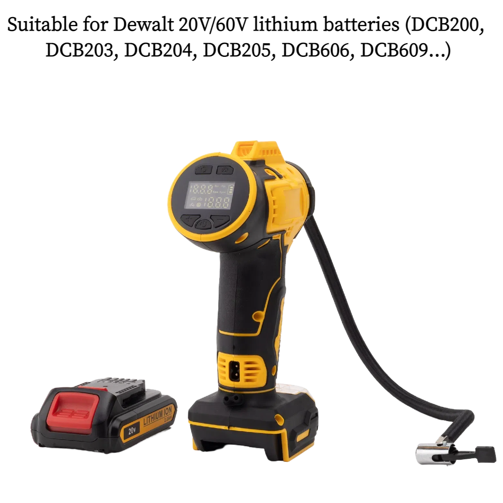 Cordless Tire Inflator Air Com - đánh giá và giá Cordless Air Pump 20V Battery