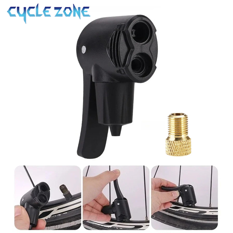 1/2/3/4/5PCS Bicycle Inflation - đánh giá và giá Tire Inflator Nozzle Kit
