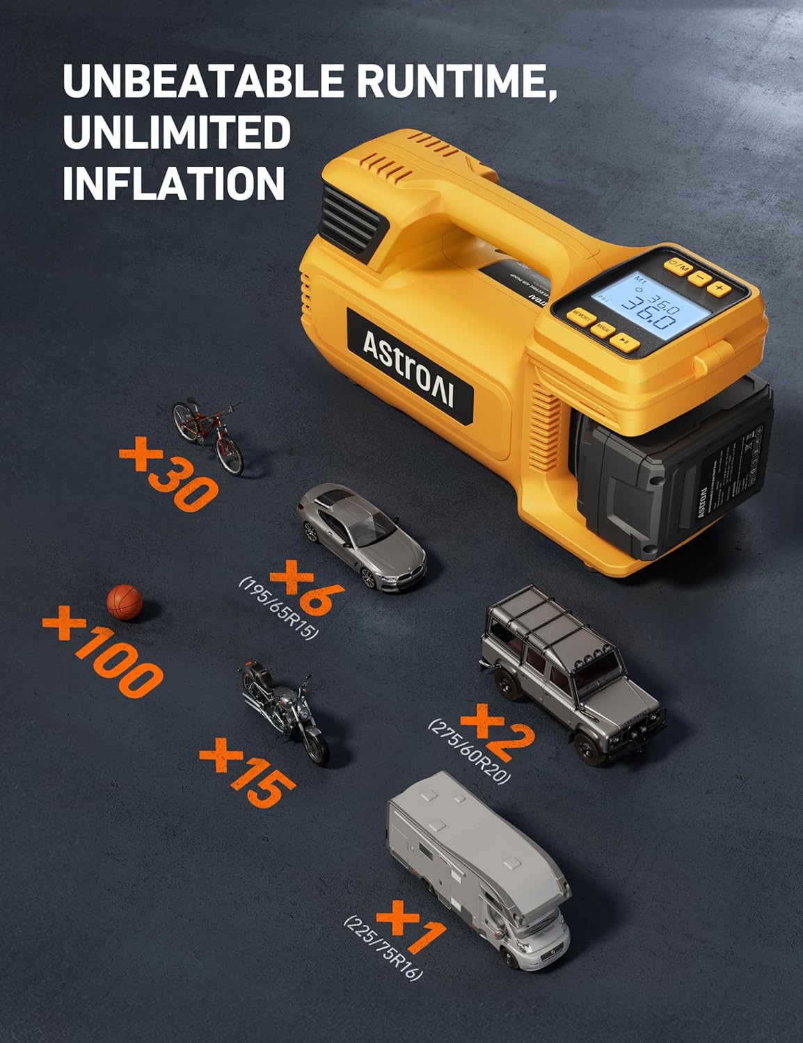Cordless Tire Inflator Portabl - đánh giá và giá Cordless Tire Inflator 150Psi