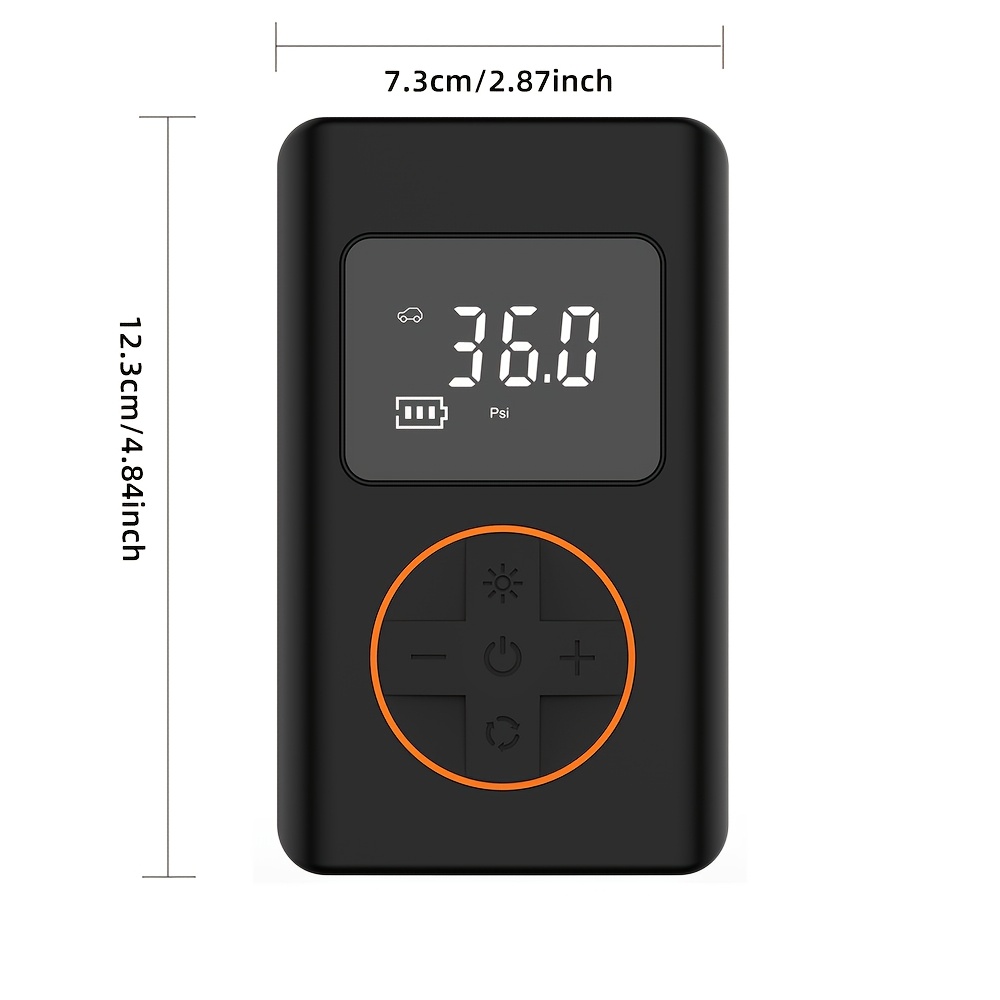 Portable Tire Inflator Air Com - đánh giá và giá Digital Tire Pressure Gauge Rechargeable