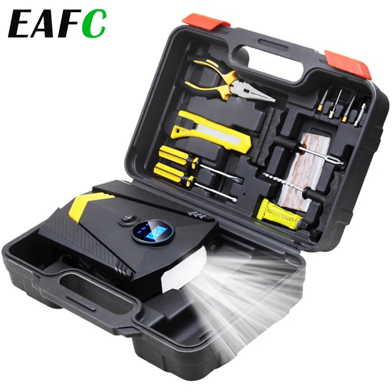 EAFC Car Portable Air Compress - đánh giá và giá Portable Air Compressor 12V Digital