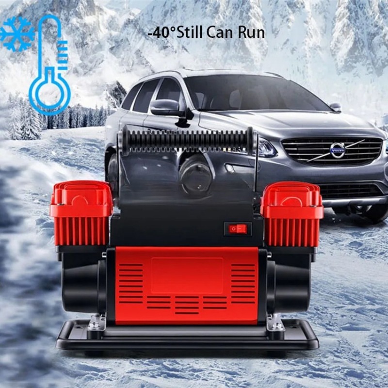 Portable Air Compressor Tire I - đánh giá và giá Tire Inflator Dual Cylinder