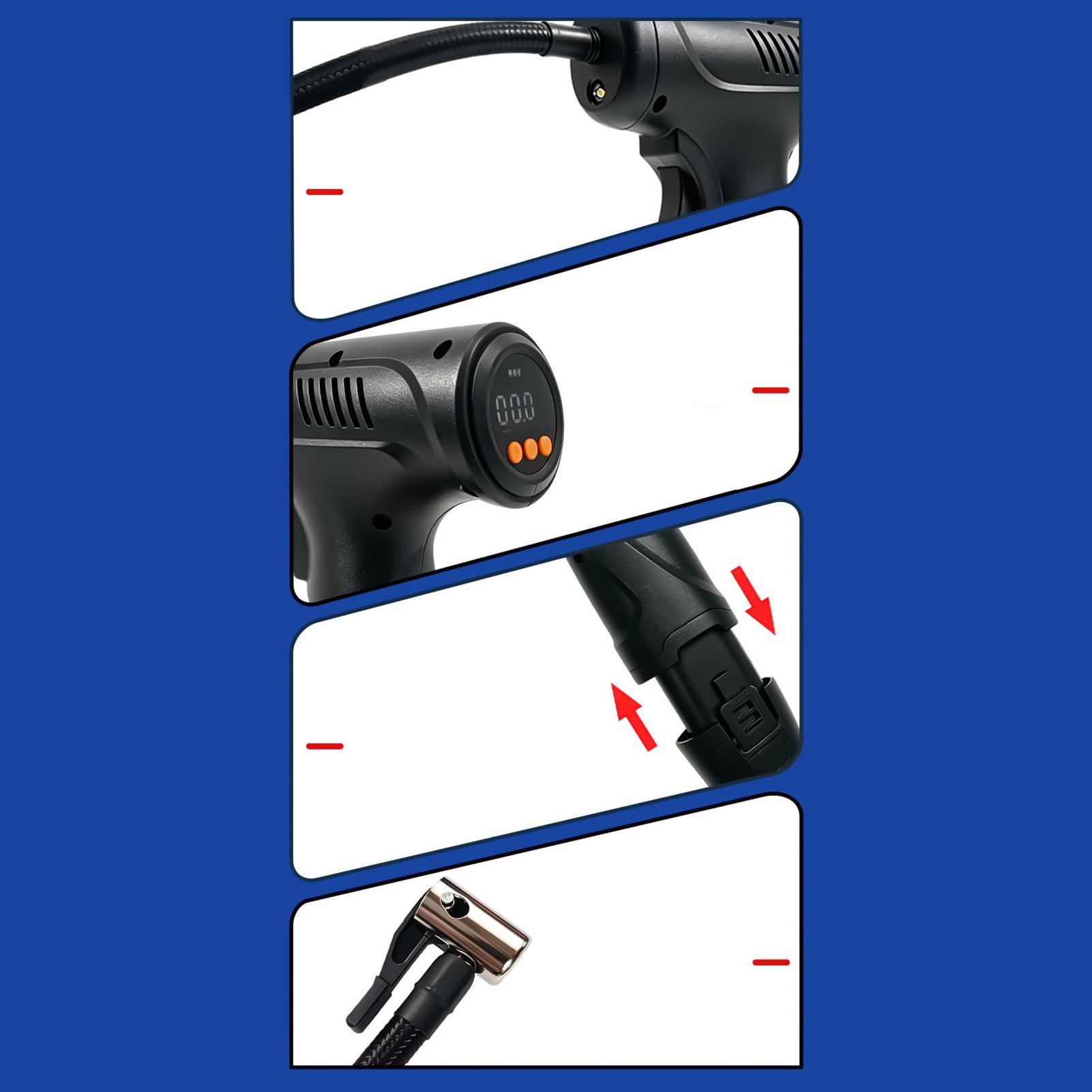 Portable Air Compressor With D - đánh giá và giá Digital Tire Pressure Gauge Rechargeable