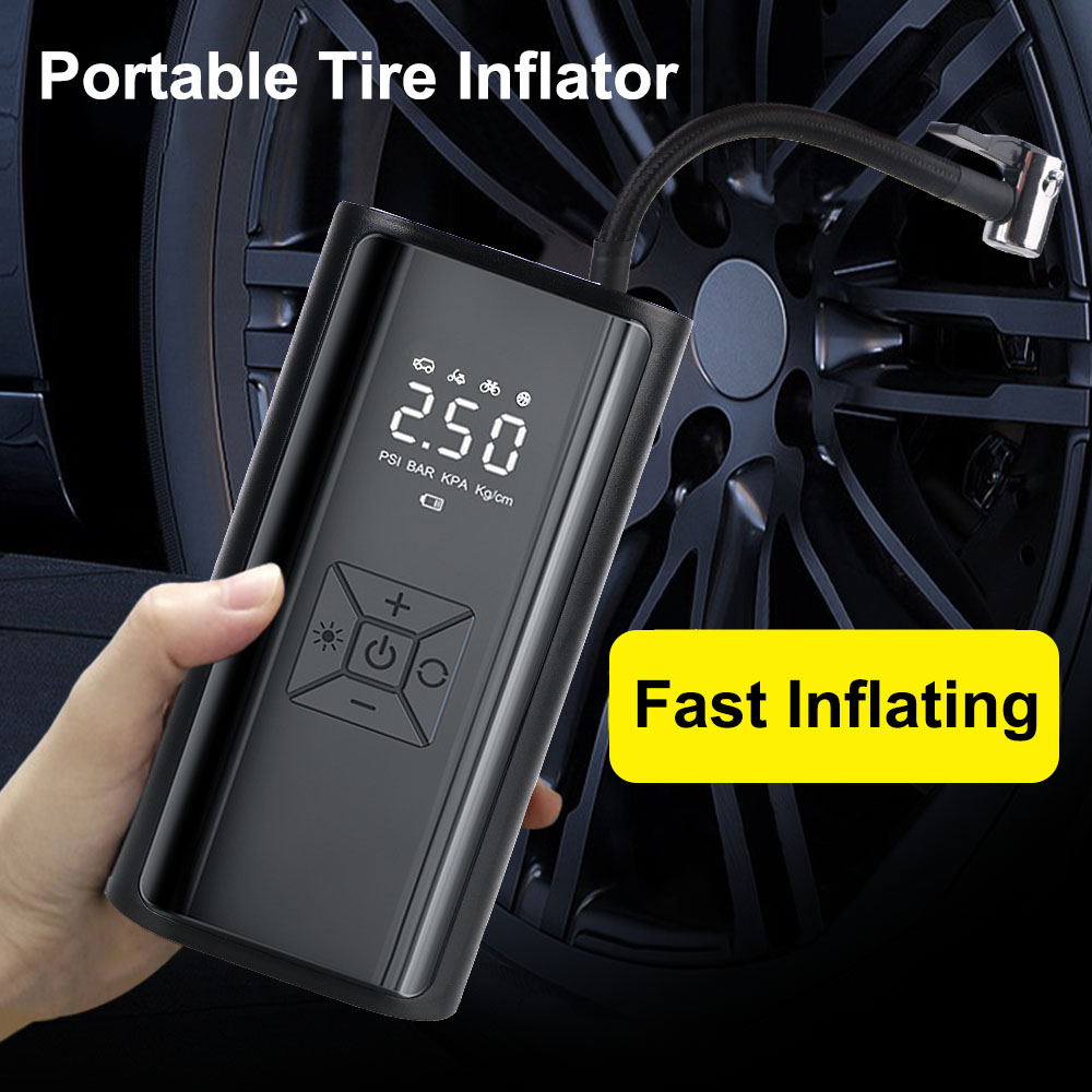 With LED Light Digital LCD Dis - đánh giá và giá Digital Tire Pressure Gauge Rechargeable